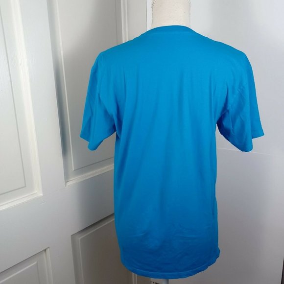 📍2/$20 Super 7 Stranger Things Distressed Print Tee Medium Blue *MINOR WEAR - Picture 2 of 14